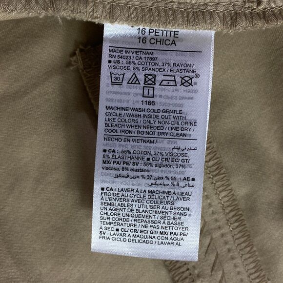 New Old Navy High-Waisted Pixie Flare Pants Women's Size 16 - Picture 5 of 8